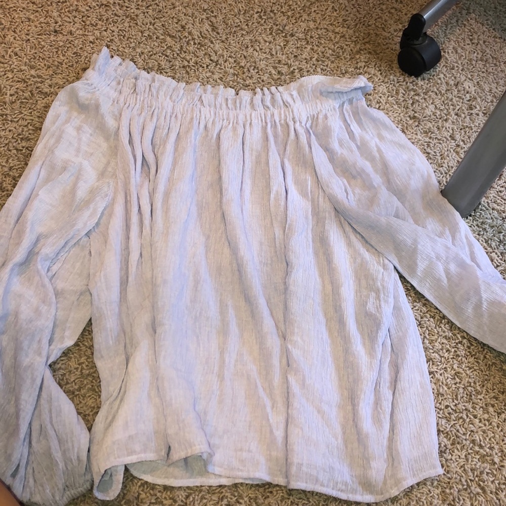 Lou & Grey OTS lavender top
